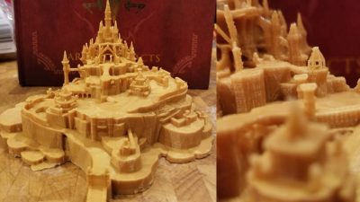 Fan crea este castillo de Hyrule de Zelda: Breath of the Wild mediante impresión 3D