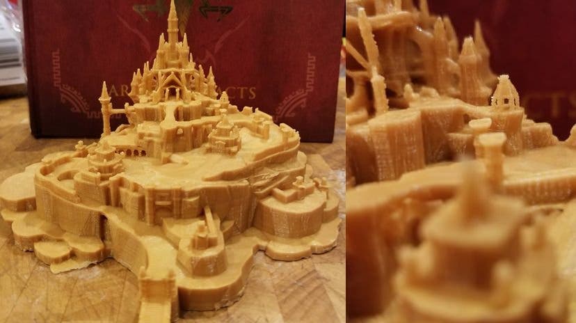 Fan crea este castillo de Hyrule de Zelda: Breath of the Wild mediante impresión 3D