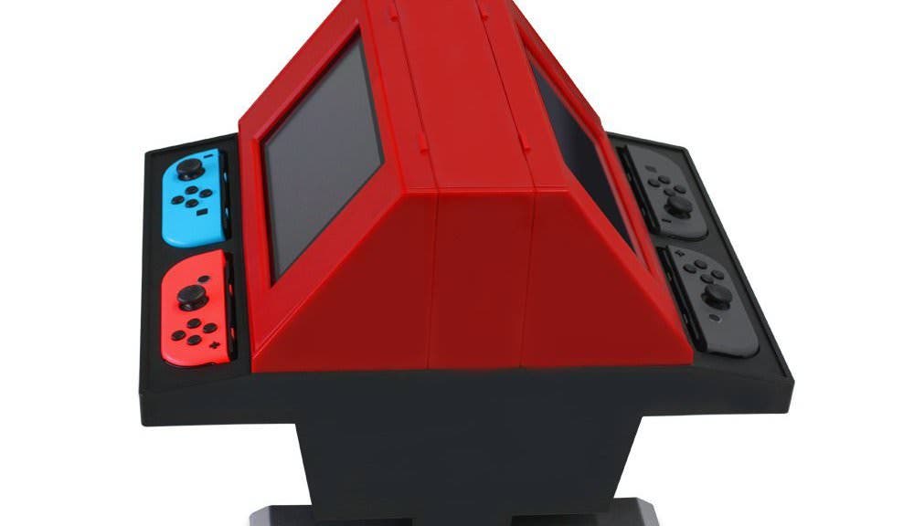 Convierte tu Nintendo Switch en una máquina arcade con este soporte dual
