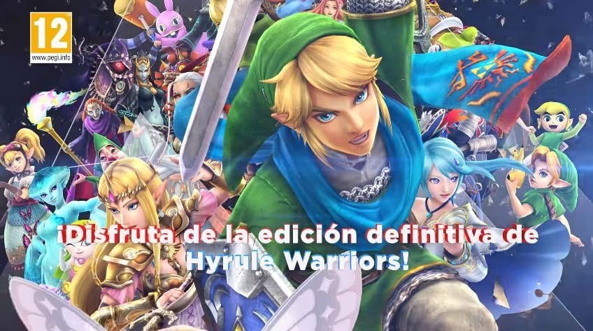 Tráiler de presentación español y boxart europeo de Hyrule Warriors: Definitive Edition
