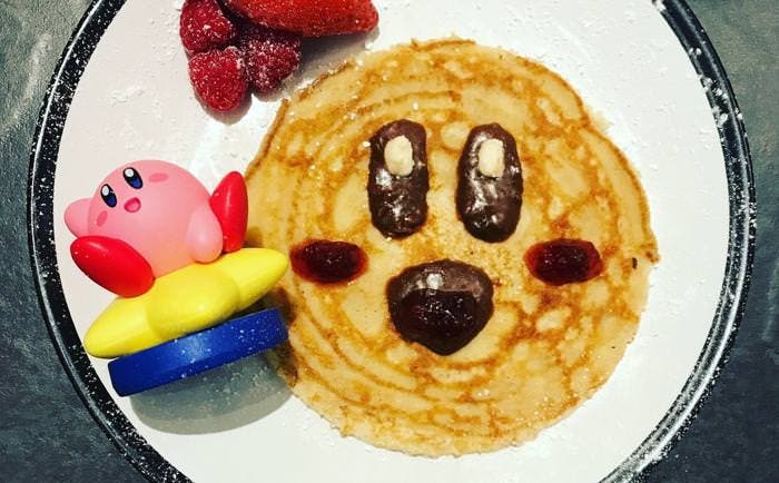 Nintendo UK celebra el Pancake Day con este pancake dedicado a Kirby