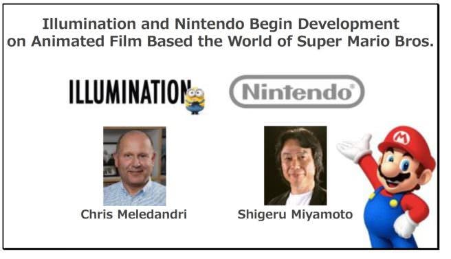 Nintendo revela cómo se originó su relación con Illumination para la película animada de Mario