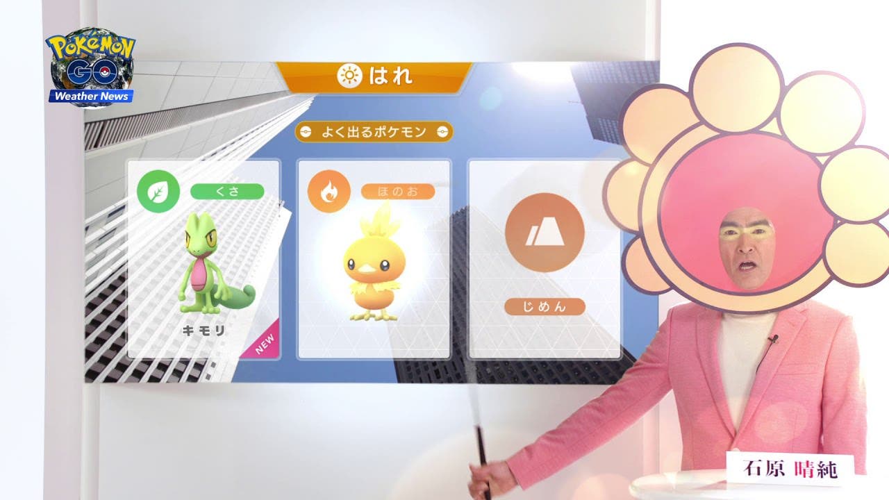 Así dan el tiempo para Pokémon GO en Japón