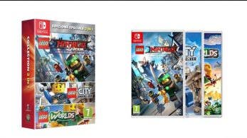 Un nuevo pack con tres juegos de LEGO se lanzará en Switch el 1 de abril