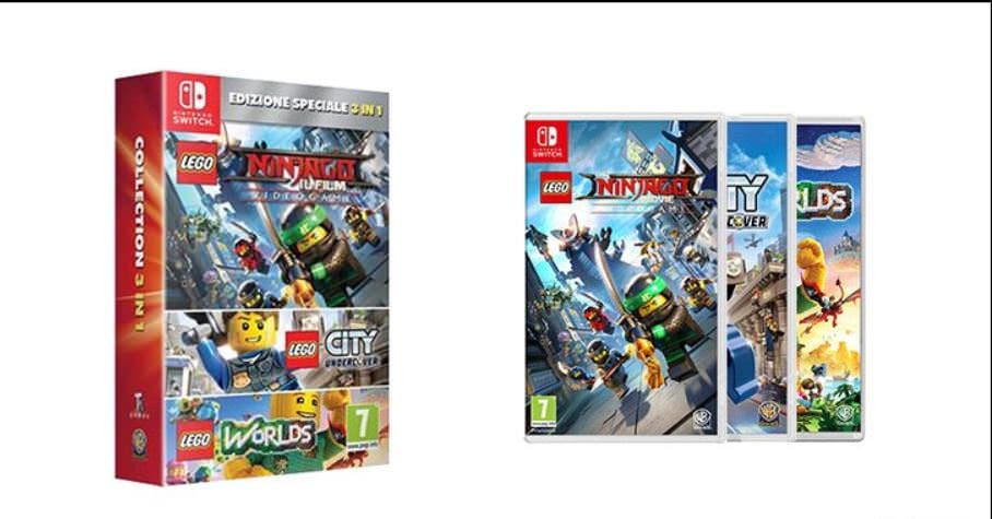 Un nuevo pack con tres juegos de LEGO se lanzará en Switch el 1 de abril
