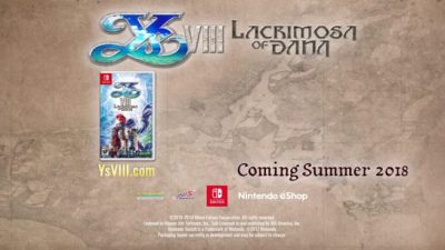 Ys VIII tendrá montones de DLC en Switch, recompensas de lanzamiento y más