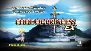 Code of Princess EX se lanza el 2 de agosto en Japón