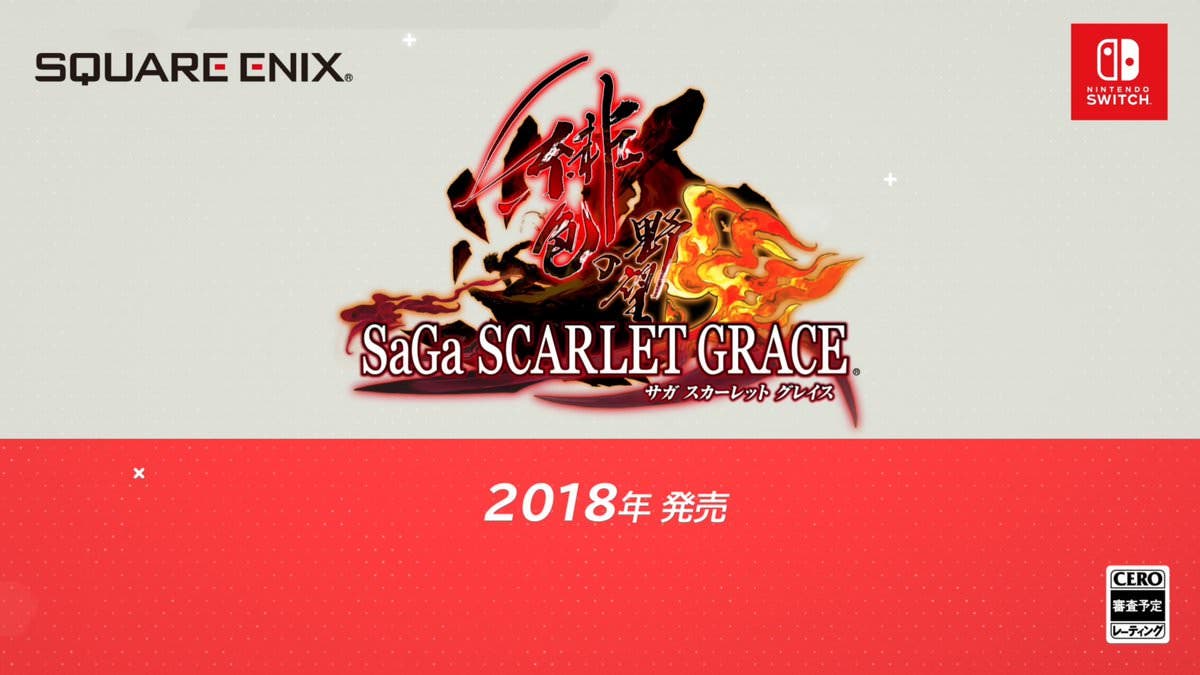 Square Enix anuncia SaGa: Scarlet Grace para Nintendo Switch