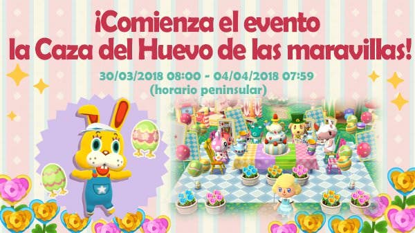 Ya está disponible el evento ¡Caza del Huevo de las maravillas! de Animal Crossing: Pocket Camp