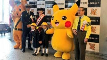 Pikachu se une a la campaña de seguridad vial de Tokio