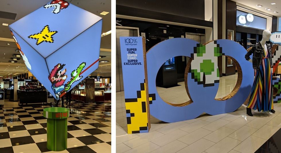 La colaboración entre Nintendo y Bloomingdale’s ya ha comenzado: primeras imágenes