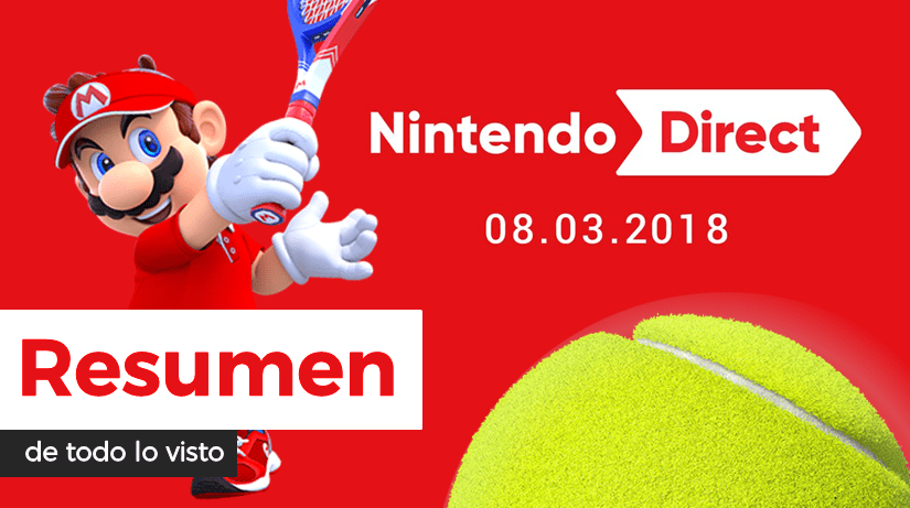 Resumen y presentación completa en diferido del Nintendo Direct