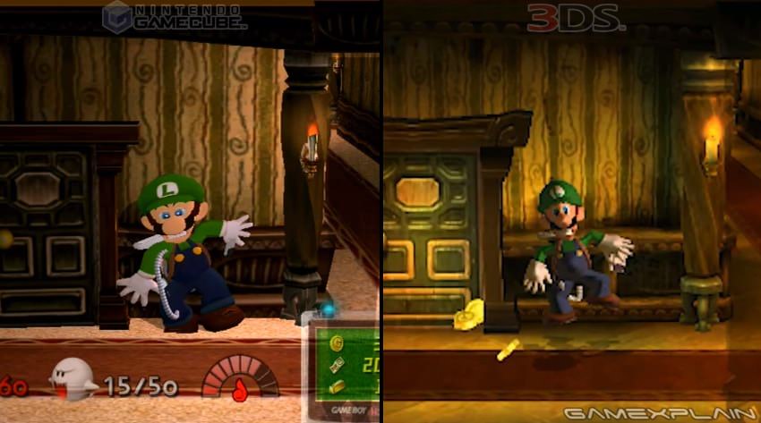 Comparativa en vídeo de Luigi’s Mansion: GameCube vs. 3DS