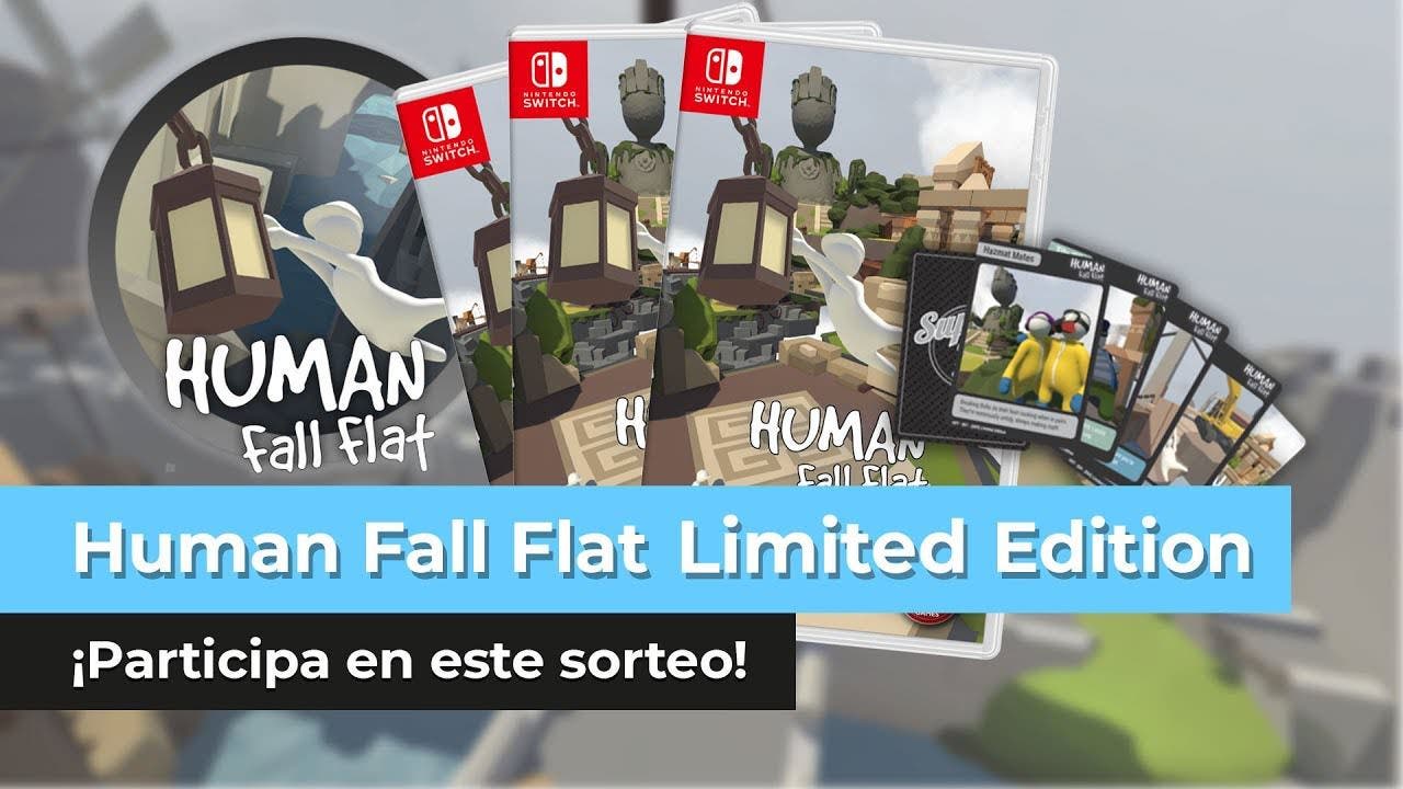 ¡Sorteamos 3 ediciones físicas de Human: Fall Flat para Nintendo Switch en YouTube!