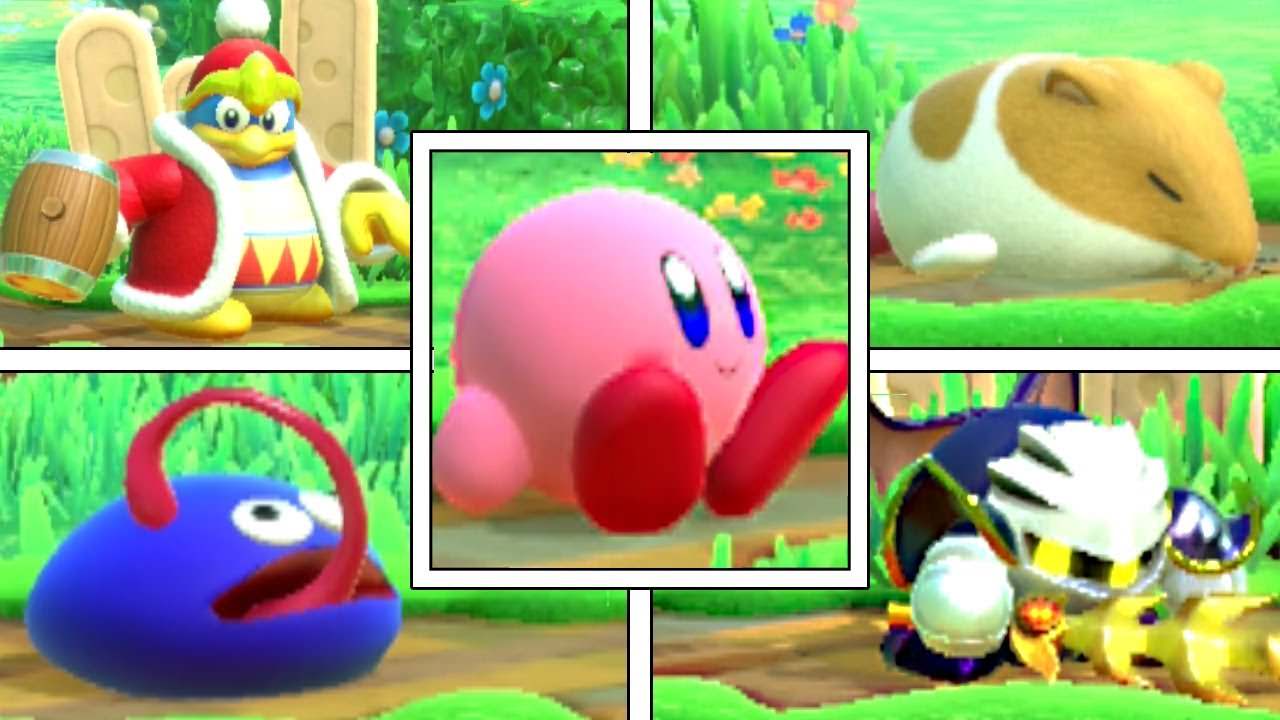 Vídeo: Todas las animaciones de inactividad de Kirby Star Allies