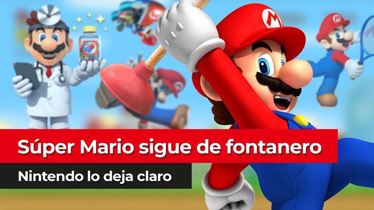 [Vídeo] Nintendo lo deja claro: Mario sigue siendo fontanero