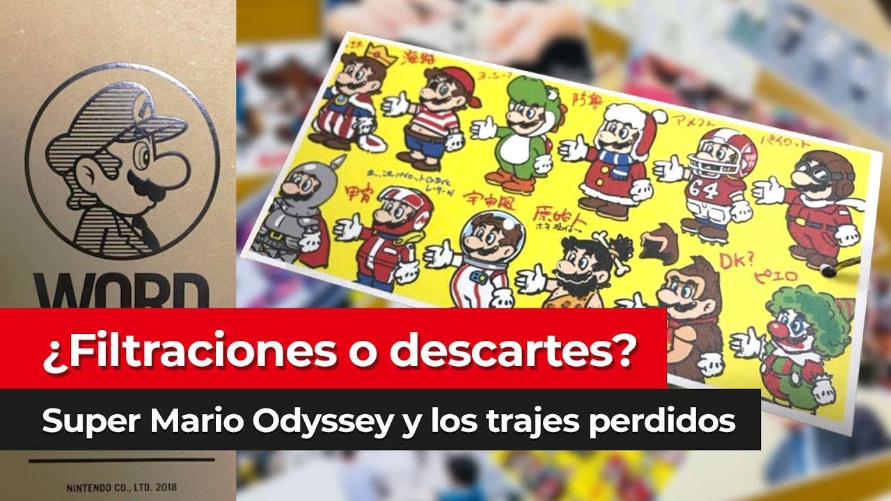 [Vídeo] ¿Y estos trajes de Super Mario Odyssey? Los misteriosos bocetos del nuevo anuario de Nintendo