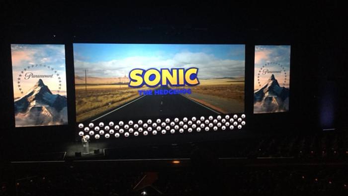 Primer vistazo al logo de la película de Sonic