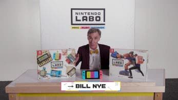 Nintendo Labo: Vídeo con Bill Nye e iconos en el menú de Switch