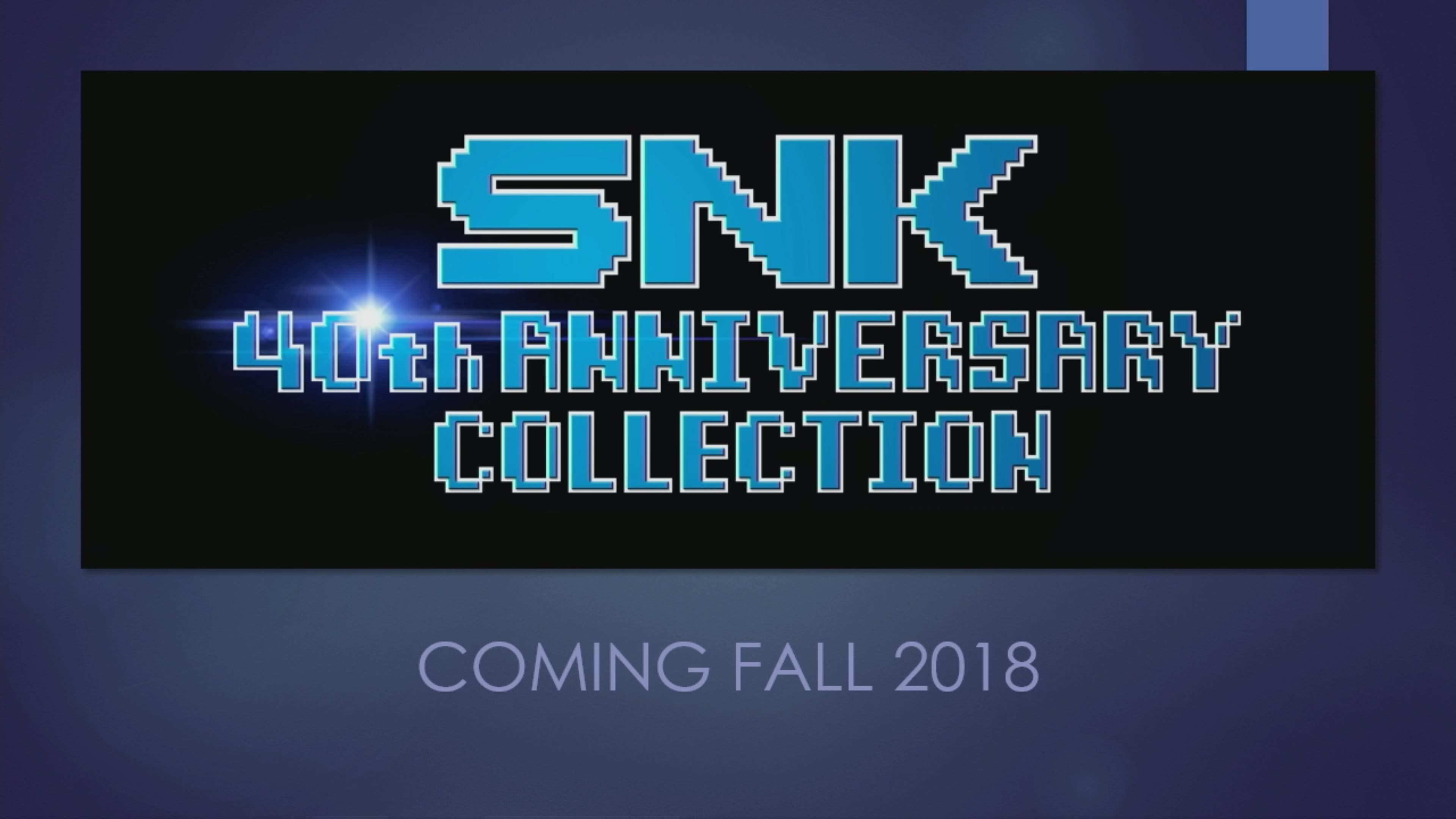 Primeros detalles de SNK 40th Anniversary Collection, que será exclusivo de Switch