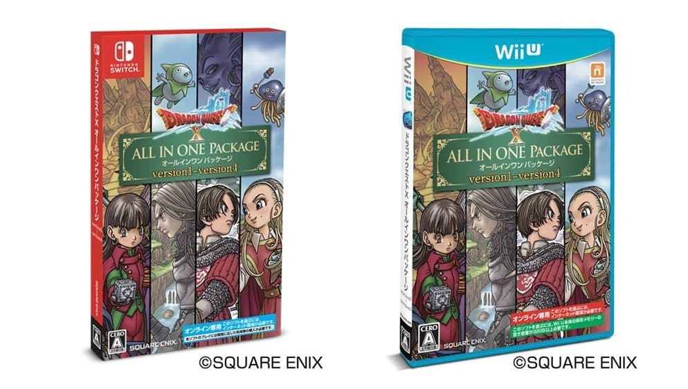 [Act.] Anunciado Dragon Quest X All-in-One Package: version1-version4 para Nintendo Switch y Wii U