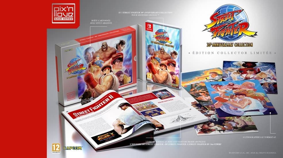 Pix’n Lov prepara esta edición limitada de Street Fighter 30th Anniversary Collection