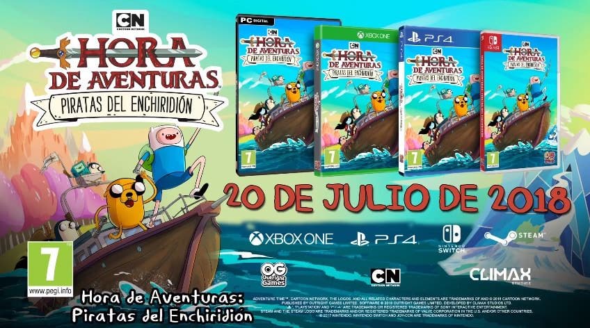 [Act.] Hora de aventuras: Piratas del Enchiridión se estrena el 20 de julio, primer tráiler en español y gameplay