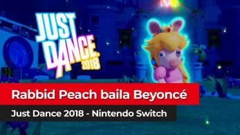 [Vídeo] Rabbid Peach mueve las caderas al ritmo de Beyoncé en Just Dance 2018