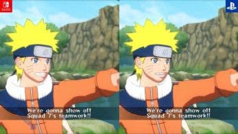Comparación gráfica entre Naruto Shippuden: Ultimate Ninja Storm Trilogy para PS4 y Switch