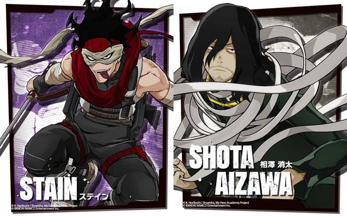 Se muestran las primeras capturas oficiales de Stain y Shota Aizawa para My Hero Academia: One’s Justice