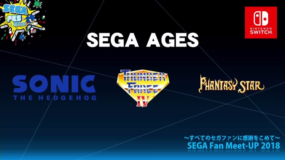 Anunciado SEGA Ages para Nintendo Switch