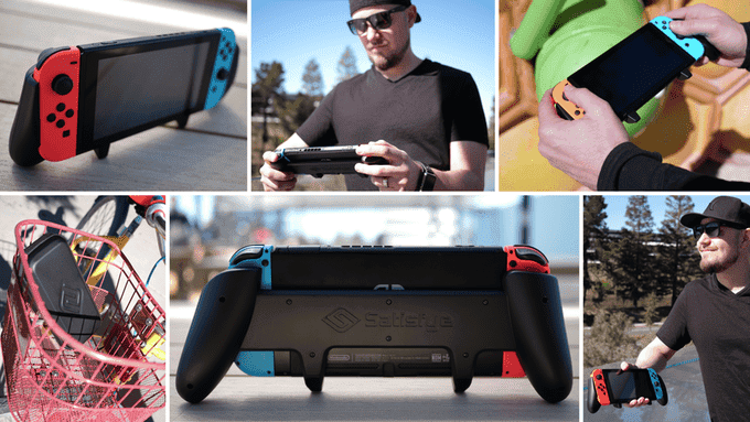 Este soporte ergonómico para Nintendo Switch ya ha arrasado en Kickstarter