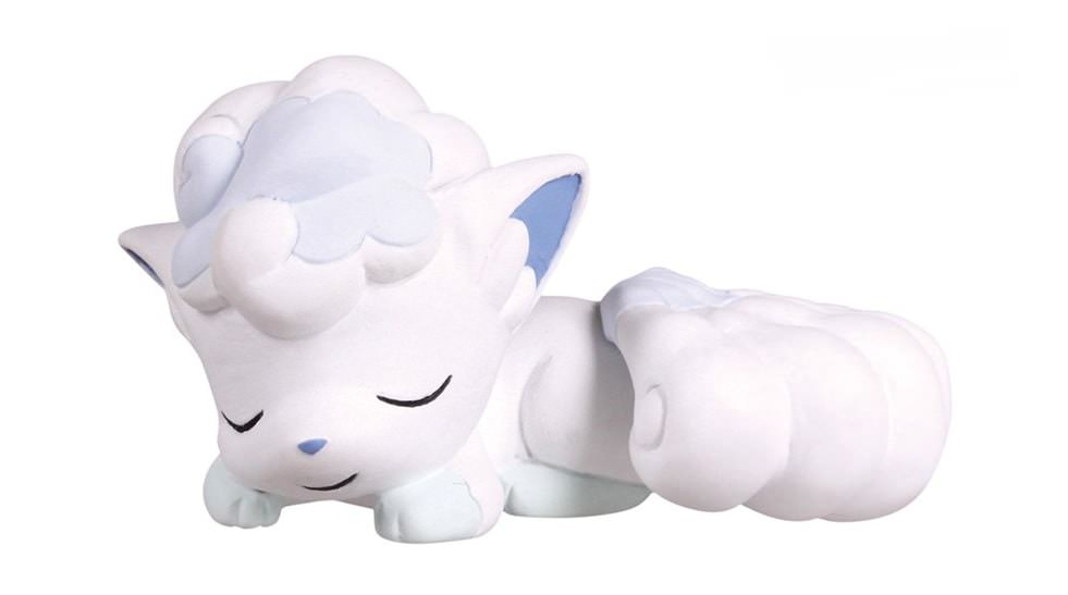 Echa un vistazo a estas adorables figuras de Pokémon durmiendo