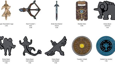 PowerA lanzará estos geniales pines de Zelda: Breath of the Wild esta semana