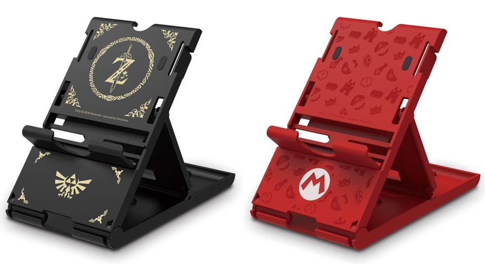 Estos geniales soportes para Switch de Zelda y Mario salen a la venta la próxima semana