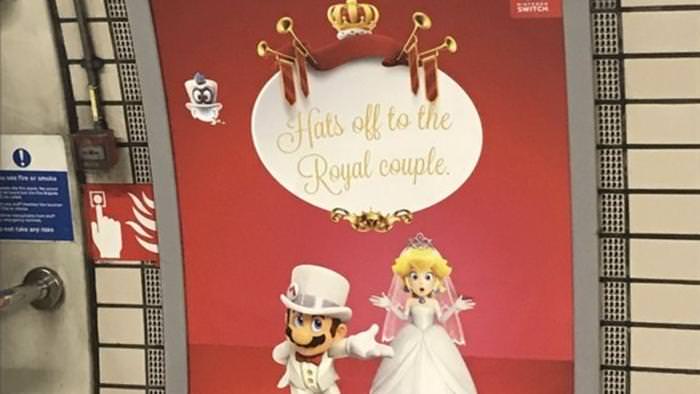 Nintendo UK felicita al príncipe Harry de Inglaterra y Meghan Markle por su boda con este anuncio de Super Mario Odyssey