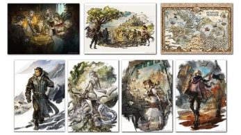 Square Enix prepara este set pósters de Octopath Traveler para Japón