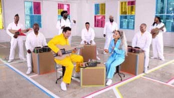 Ya puedes ver la actuación de Ariana Grande con instrumentos de Nintendo Labo en The Tonight Show