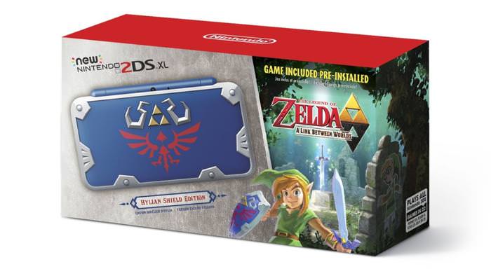 Nintendo of America desvela la New 2DS XL Hylian Shield Edition