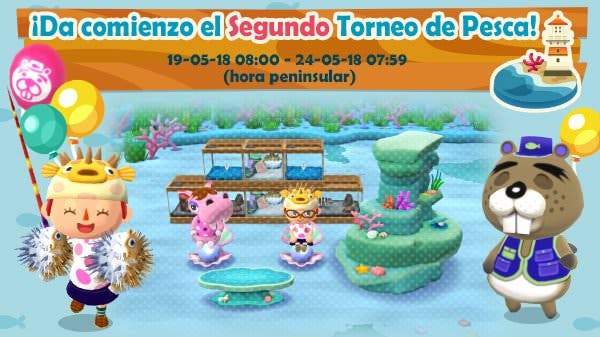 Animal Crossing: Pocket Camp recibe el segundo Torneo de Pesca