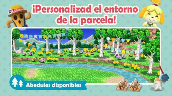 Animal Crossing: Pocket Camp recibe el terreno de abedules