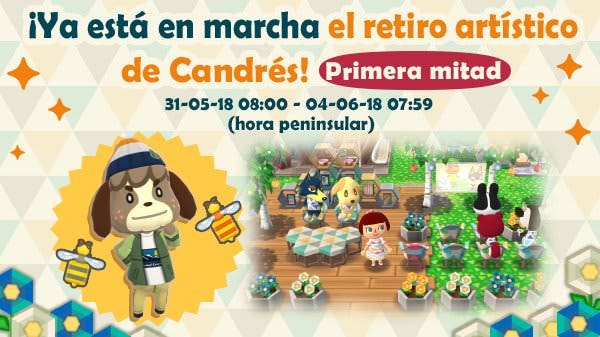 Novedades en Animal Crossing: Pocket Camp: Galleta hortensia de Lili, retiro artístico de Candrés y más