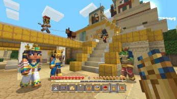 [Act.] Minecraft se actualiza hoy en Wii U y Switch añadiendo el Egyptian Mythology Mash-Up Pack y varias correcciones de errores