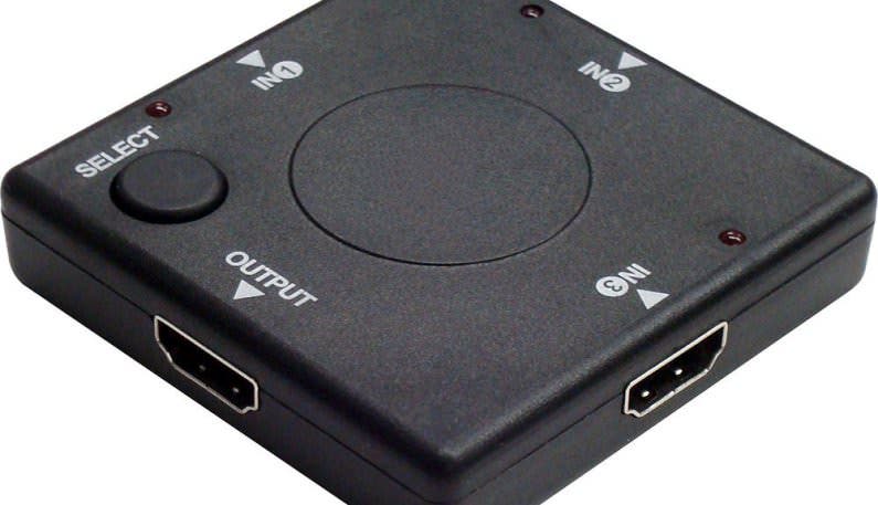 Cyber Gadget anuncia este accesorio para poder conectar hasta tres cables HDMI a un puerto de TV