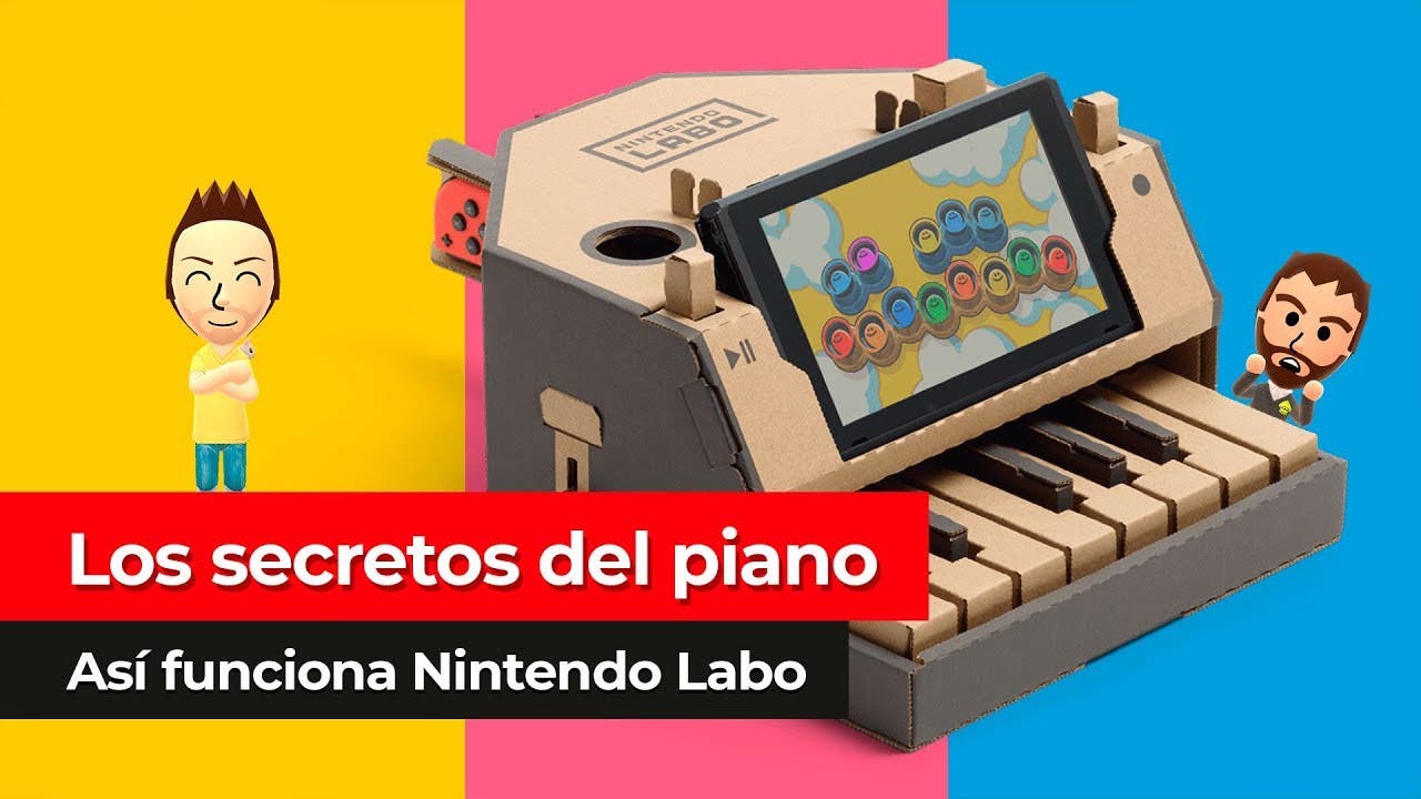 [Vídeo] Los secretos del piano: Así funciona el Toy-con de Nintendo Labo