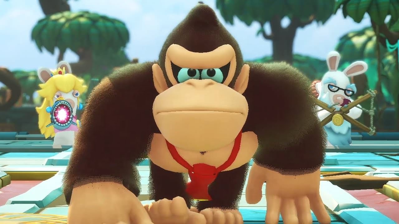 Escucha este guiño a Donkey Kong 64 presente en el DLC Donkey Kong Adventure de Mario + Rabbids