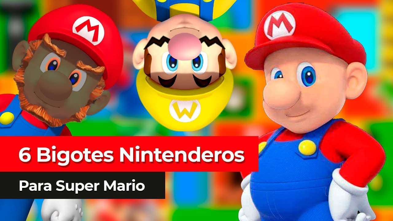 [Vídeo] ¡Probamos 6 bigotes nintenderos a Mario!