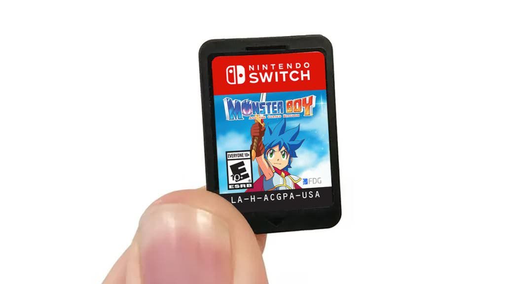 FDG Entertainment comparte un breve clip de vídeo y como luce la tarjeta de juego de Monster Boy and the Cursed Kingdom en Nintendo Switch