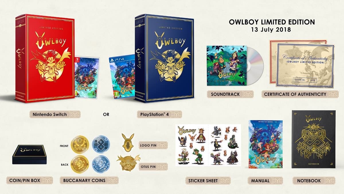 Detallada la edición limitada de Owlboy