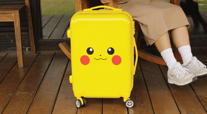 Esta maleta de Pikachu es perfecta para entrenadores Pokémon viajeros
